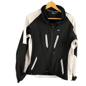Denali Softshell Jacket Mens XL Black Grey Full Zip Fleece Lined Outdoor Coat